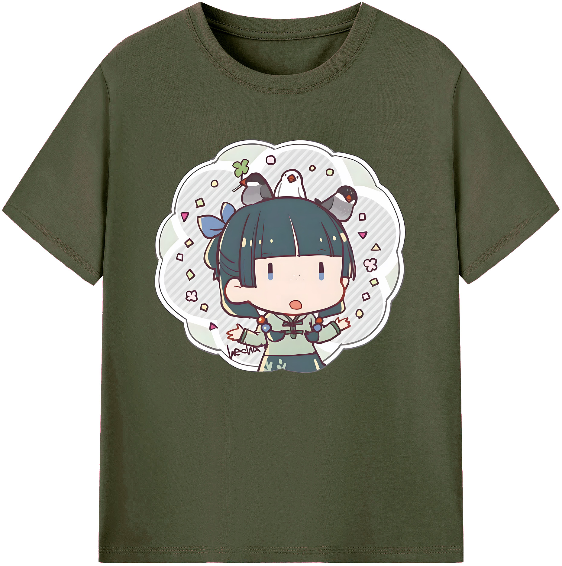 （画像用） 薬屋のひとりごと The Apothecary Diaries 綿100％ メンズ半袖Tシャツ｜肌触りやわらか＆通気性